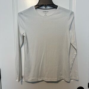 Croft & Barrow Cream Classic Tee Women’s Small